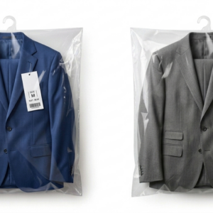 Men’s classic suit (regenerated), bagged – €10 per piece