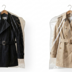Regenerated trench coat, bagged – €5 per piece